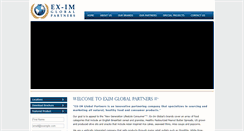 Desktop Screenshot of eximglobalpartners.com